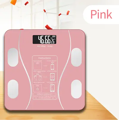Cartoon Pattern Rechargeable Smart Body Fat Scale with Bluetooth - 13