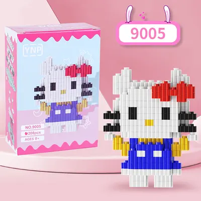 Children's Day Gift Cartoon Building Blocks Set, Small Particles, Educational Toy - 7