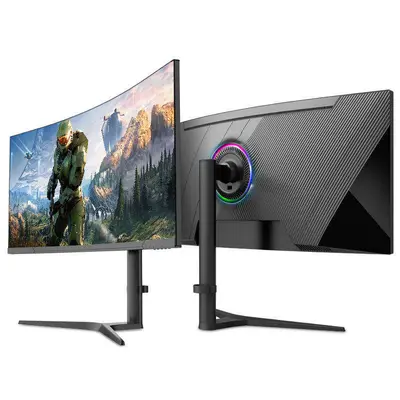 27 32 34 inç 4K Kavisli Çerçevesiz LCD Oyun Monitörü - 6