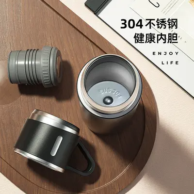 新款礼盒套装304不锈钢保温杯批发 男女便携商务泡茶杯礼品印logo - 5