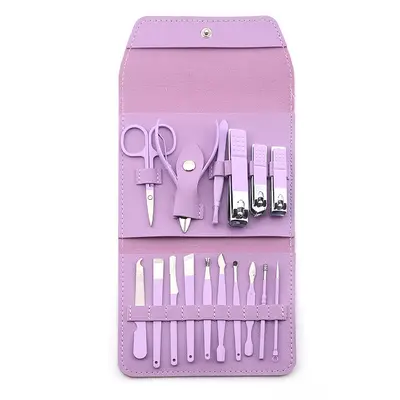 16-piece nail scissors set home nail clippers nail scissors set complete manicure and pedicure tool set - 7