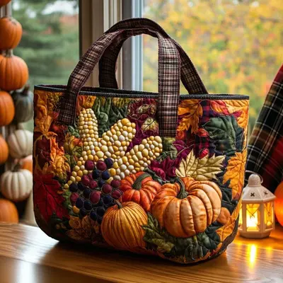3D Printed Women's Handbag, Large Capacity Tote Bag - 3