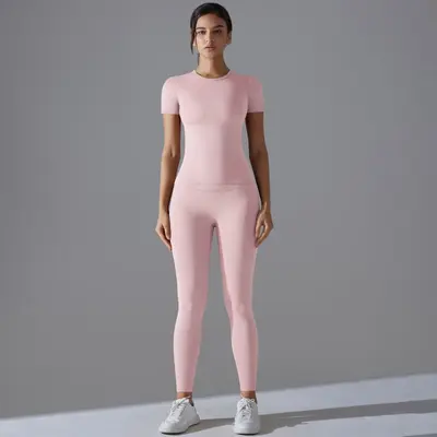 Kadın Yoga Taytı, Yüksek Elastik Nefes Alabilen Spor Kıyafeti - 10