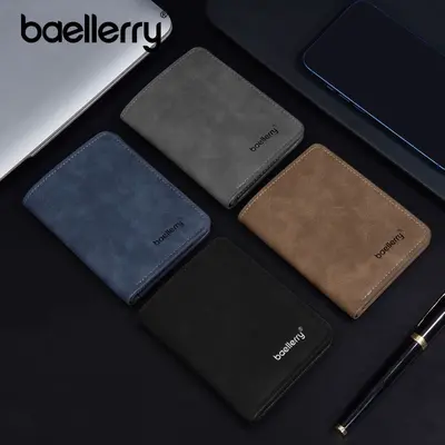 Baellerry erkek cüzdanı, kısa, buzlu yüzeyli, büyük kapasiteli - 3