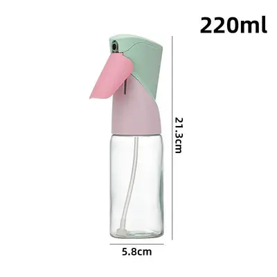 Sprühflasche aus Glas, Lebensmittelqualität, feiner Nebel, Ultra-Hochdruck-Sprühflasche für Speiseöl, 220ml, beliebte Ölsprühflasche zur Kontrolle - 7
