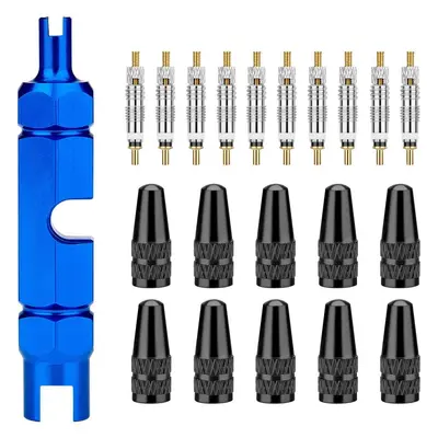 21-Piece Bicycle Presta Valve Core Removal Tool Set for MTB and Road Bikes - 8