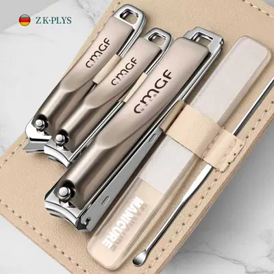 Nail care kit scissors file and clippers complete set - 12