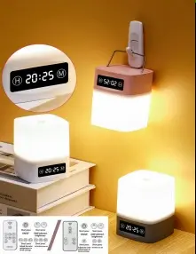 Touch Desk Lamp with Eye Protection, Digital Display, Warm Light - 9