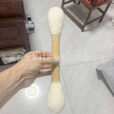 Yün keçe kedi oyuncağı 10-40cm, naneli teaser çubuğu
