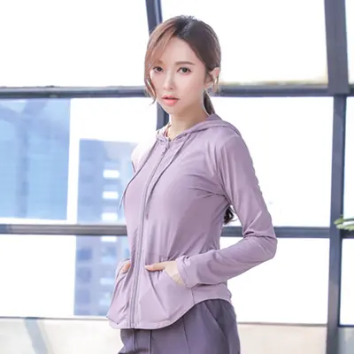 瑜伽服运动套装女外套专业速干透气新款跑步衣时尚气质显瘦健身服