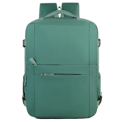 Large Capacity Backpack with Separate Shoe Compartment and Expandable Design - 11