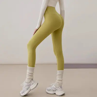 Damen High-Waist Yogahose nahtlos - 6