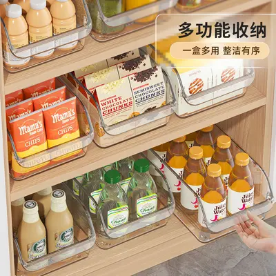 Refrigerator Storage Box Organizer Tool Drawer Box Storage Bin Organizing Box Egg Food Fresh-Keeping Box Kitchen