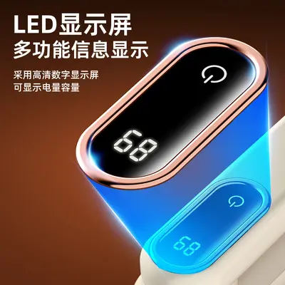 Household Fabric Shaver Dual Head Rechargeable Digital Display Pilling Remover Electric Lint Remover for Clothes - 4