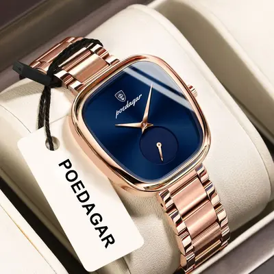 POEDAGAR Women's New Model Student Watch Waterproof Luxury Fashion Quartz Watch Live Streaming Foreign Trade Hot-Selling Wristwatch - 10