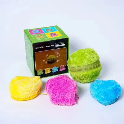 Plush Cat Toy Rolling Ball, Interactive - 7
