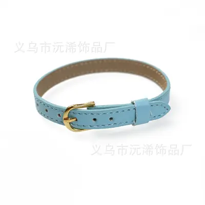 8 MM Kunstleder Armband PU Leder Armband DIY personalisiertes Handgelenkband Armband tragbarer Buchstabe Öltropfen Schmuck Zubehör - 10