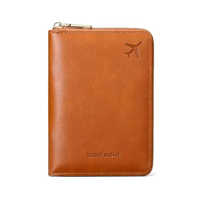 RFID passport holder, plain weave, multi-pocket - 8