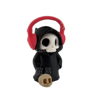 Q Versiyon Ölüm Meleği Figürü, Halloween 3D Baskı Oyuncak - 4