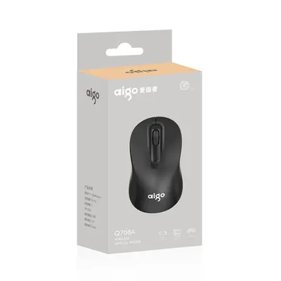 Aigo Q710 Wireless Mouse, 2.4G, for Laptop and Desktop - 7