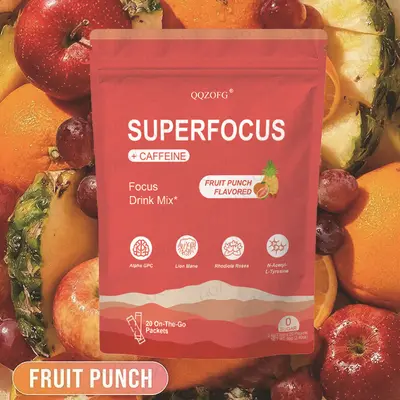电解质粉SUPERFOCUS CAFFEINE TK跨境电商爆款保健品现货厂家直销