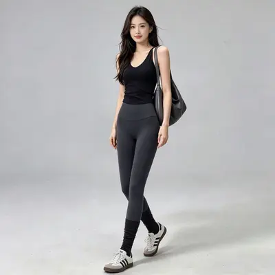 Damen Yoga-Top mit Brustpolster, stoßdämpfend, Pilates - 12