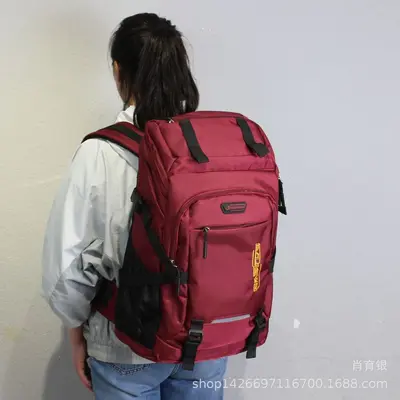 Waterproof Large Backpack, 50 Liter Travel and Outdoor Mountaineering Bag - 11