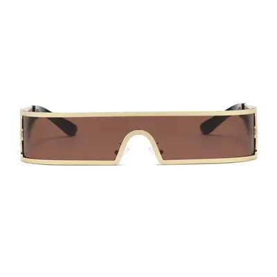 Oversized Metal Sunglasses, UV Protection, Outdoor - 6