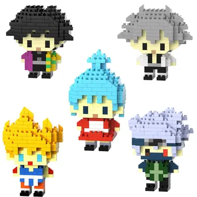 Micro particle building blocks set, children's assembly