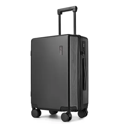 Reisekoffer mit schwenkbaren Rollen, leicht, mit Zahlenschloss, Studentenkoffer, Schulreisenkoffer, großvolumig, einfarbig, Trolley-Koffer für Reisen