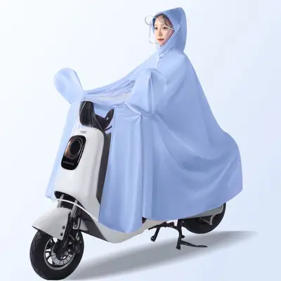 Regenjacke für E-Fahrzeuge, verdickt, verlängert, ganzkörper - 7