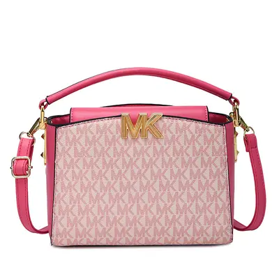 Women's Small Square Crossbody Bag, Lightweight, Printed Perfume-Style - 8