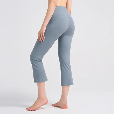 Women's Micro-Flare Yoga Pants, Butt-Lifting, Brushed High Waist, 23" - 7