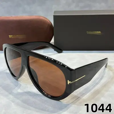 Retro Large-Frame Unisex Sunglasses, High-End Look - 1