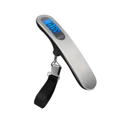 50kg Handgepäckwaage, tragbar, mit Haken - 11