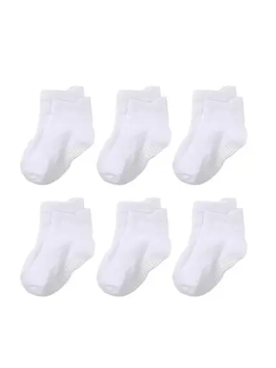 Anti-Slip Silicone Dot Cotton Boat Socks for Kids