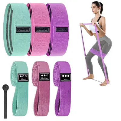 Spor fitness elastik halka direnç bandı, barfiks ve ağırlık yoga bandı