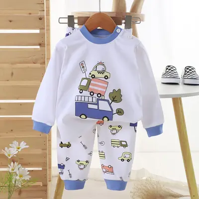 Çocuk İç Giyim Takımı, Pamuklu, Sonbahar Pijama ve Termal Takım