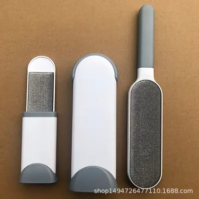 In stock home type double-sided clothing lint brush, anti-static cashmere brush, hair remover three-piece set mohair brush. - 12