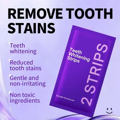 Teeth Whitening Strips, Enamel-Caring, Dental Cleaning - 3