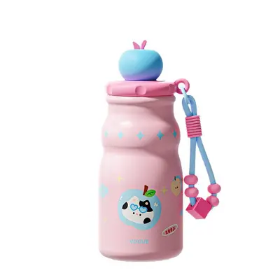 316 Stainless Steel Straw Insulated Cup with Handle for Kids - 6
