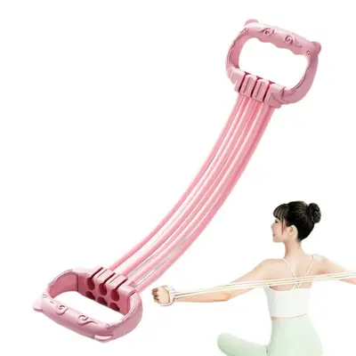 8 Şekilli Yoga Elastik Bant Ayarlanabilir Sırt Açıcı Fitness Ekipmanı - 6