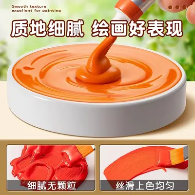 Deli gouache paint set, 12-24 colors for children - 3