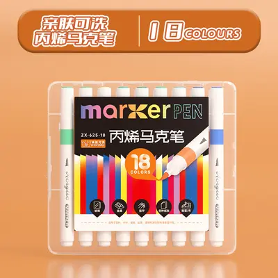 Children's acrylic marker set for art and drawing - 8