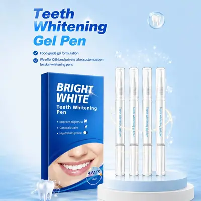 Teeth Whitening Pen, Removes Yellow and Smoke Stains, Gel - 4