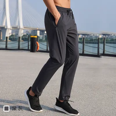 Herren-Sporthose, leicht, elastisch, atmungsaktiv, gerade geschnitten - 8