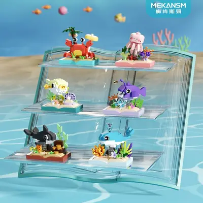City Street Scene Building Blocks, Lego Compatible Mini Small Particle Set - 11