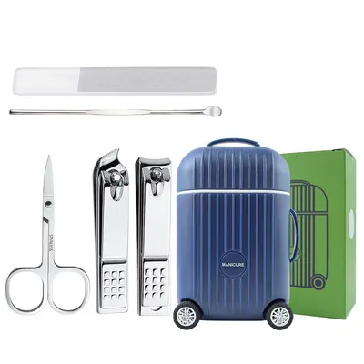 Mini travel nail care set, portable nail clippers - 11
