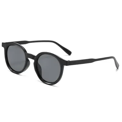 Retro Small Round Frame Women's Sunglasses with UV Protection - 8