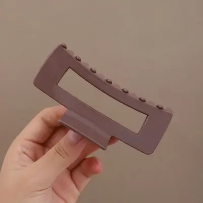 New Minimalist Temperament Hair Clip Women Soft Silicone Shark Clip Korean High-end Feel Claw Clip Large Volume Cross-border Hair Accessories - 9